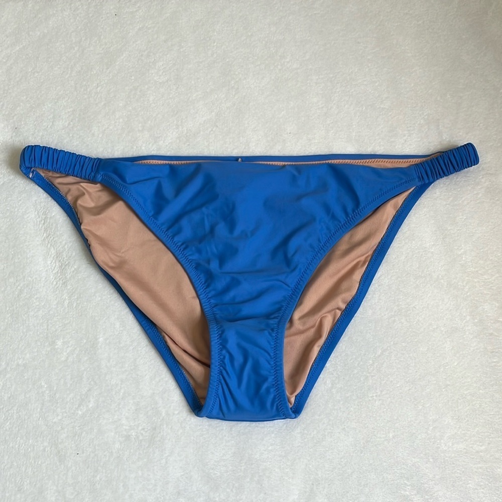 J. Crew Women’s Scrunchie Strap Full Coverage Bikini Swim Bottoms Size XL